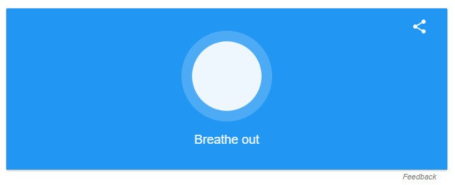 Breathing exercise with Google Search engine 10