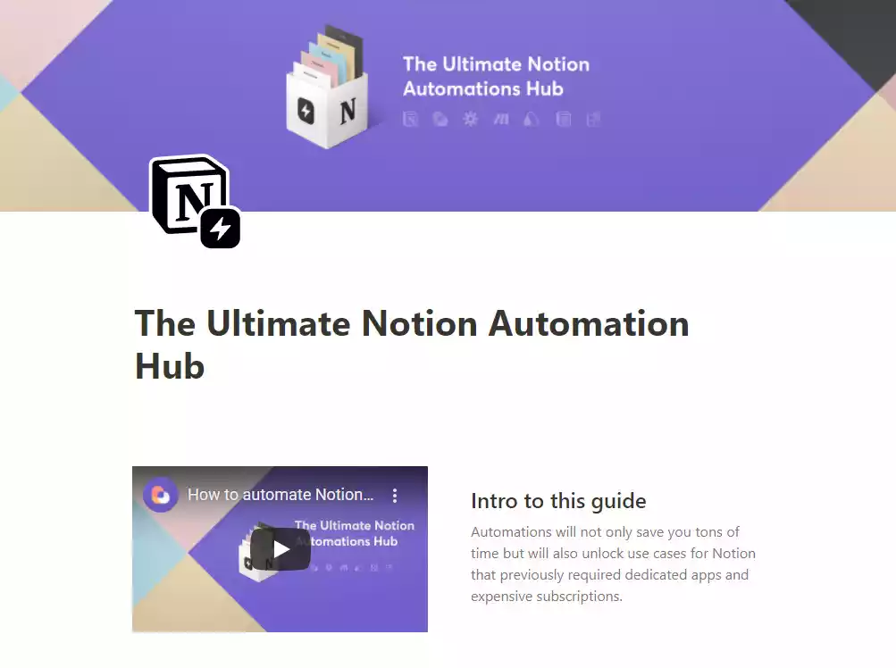 The Ultimate Notion Automation Hub