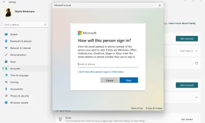 How to bypass the Microsoft Account requirement during Windows setup 8